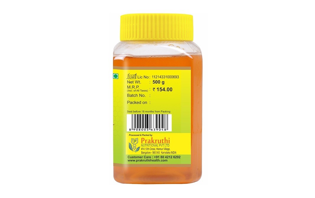 Prakruthi Honey    Plastic Jar  500 grams